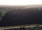Bomberos de la Base Naval brindaron apoyo en el incendio de los terrenos del Ejército en Bahía Blanca