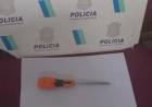 Un hombre fue aprehendido por amenazar a su pareja con un destornillador