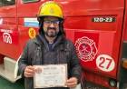 El padre Adán Caraballo fue designado capellán de Bomberos Voluntarios de Punta Alta