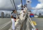 La fragata ARA “Libertad” arribó a New Orleans en el marco del Sail 250