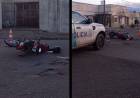 Se produjo un accidente entre una camioneta y una moto en la tarde del domingo
