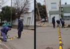 Colocaron reductor de velocidad en calle Brown pasando Villanueva