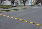 Instalaron reductores de velocidad en Avenida Paso para mejorar la seguridad vial
