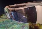 Vuelco de un auto en ruta 249 durante la madrugada del domingo