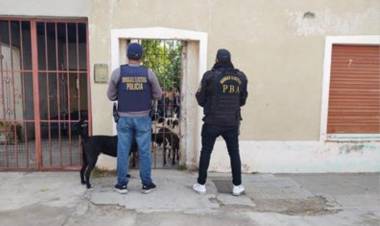 Se realizó un allanamiento positivo por drogas en un domicilio de Calle Murature al 1400