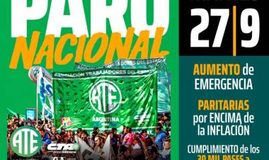 Los trabajadores del Estado confirmaron un paro nacional y anticipan movilizaciones