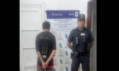 Se realizó la detención del autor del robo en un comercio de calle Irigoyen