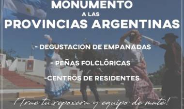 El martes 22 de noviembre se festejará el 35° aniversario del “Monumento a las provincias argentinas” 