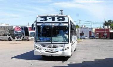 Un colectivo de la línea 319 sufrió un ataque vandálico