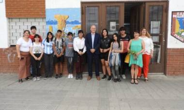 El Municipio cedió parte de un predio para que la cooperativa escolar de la ESM N°1 tenga su huerta