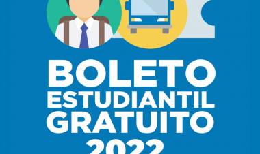 Más de 4.500 alumnos recibieron el Boleto Estudiantil Gratuito del Municipio este año 2022