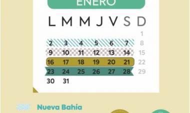 El lunes 3 inicia el cronograma de recolección de voluminosos del mes de enero 2023