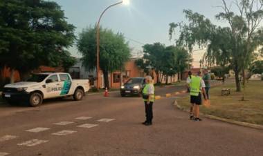 El Municipio realiza amplios controles de tránsito diurnos y nocturnos en la zona del Parque San Martín 