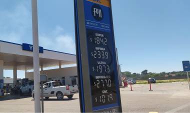 Primer aumento de combustibles en el 2023