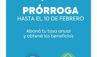 Se prorrogaron los vencimientos de las tasas de Red Vial y TSU hasta el 10 de febrero de 2023