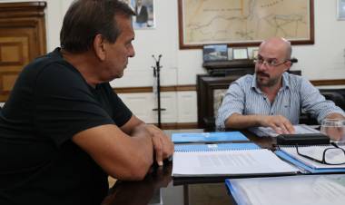 Importante reunión por la traza ferroviaria Punta Alta - Bahía Blanca