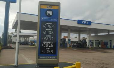 Así se encuentran los valores de los combustibles en Punta Alta