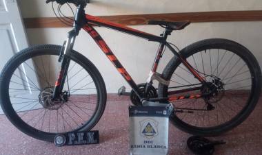 Se realizó un allanamiento positivo por el robo de una bicicleta