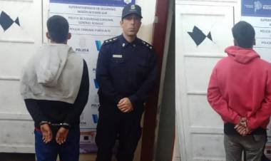 Detuvieron a dos delincuentes por violación de domicilio