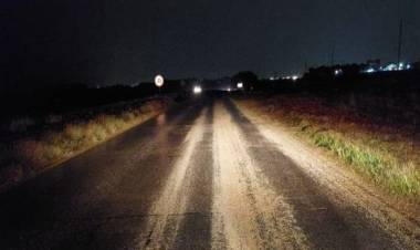 Un derrame de cereal en la ruta 3 causó preocupación en los automovilistas