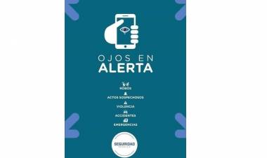 Vecinos se capacitaron en el funcionamiento de Ojos en Alerta en Coronel Rosales