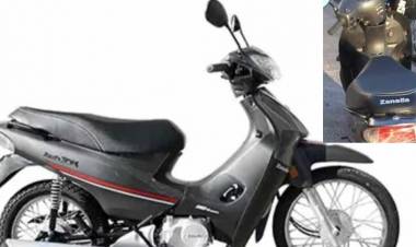 Robaron una moto en la vía pública