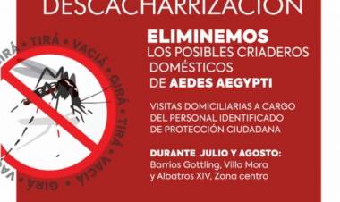 El Municipio de Coronel Rosales continúa trabajando contra el Dengue con una nueva campaña 
