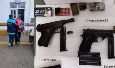 En un allanamiento se secuestraron armas y droga