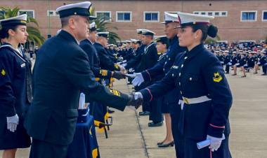 Egresaron los aspirantes de la Promoción 124º de la Escuela de Suboficiales de la Armada