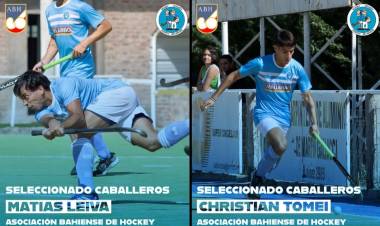 Hockey: 2 Puntaltenses integrarán la Selección Masculina de la Asociación Bahiense de Hockey
