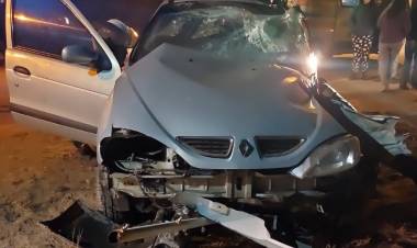 Un auto fue protagonista de un accidente de tránsito en Villa del Mar