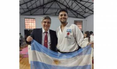 Gonzalo Aguilar competirá en el Panamericano de Karate en Colombia