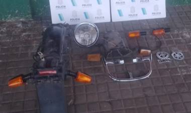 Allanaron la vivienda de un detenido por el robo de una moto