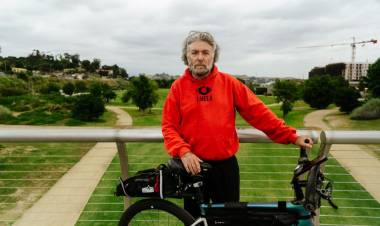 Un hombre recorrerá más de mil kilómetros en bicicleta desde Gualeguaychú hasta Punta Alta