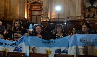 Homenajearon a los tripulantes del submarino ARA “San Juan” en el Senado de la Nación