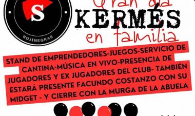 Este sábado 9 de septiembre se realizará una kermesse en el Club Atlético Sporting