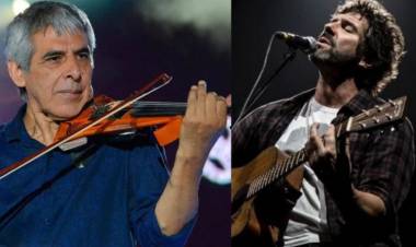 Peteco Carabajal e Iván Noble se presentan en Puerto Rosales