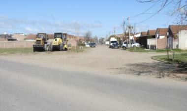 Comienzan los trabajos para pavimentación de 6 cuadras