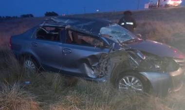 Un accidente de tránsito en ruta 3 fue protagonizado por puntaltenses