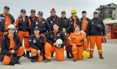 Rescatistas de Punta Alta recibieron una capacitación en Buenos Aires
