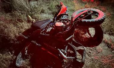 Hospitalizaron a un motociclista tras un accidente de tránsito en ruta 3