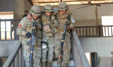 Se realizó una capacitaron a Infantes de Marina en atención a heridos en combate