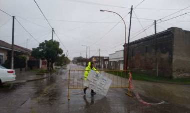 El Municipio realizó una importante labor luego de las tormentas del fin de semana 