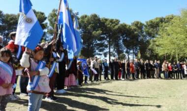 Se realizó el acto por el 125° Aniversario de Villa Arias