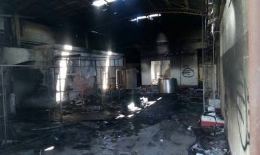 Otra vez un incendio en la ex Caipal