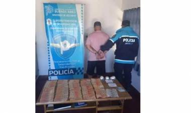 Un puntaltense fue detenido en cercanías a Tres Arroyos por posesión de estupefacientes