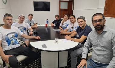 El Intendente Rodrigo Aristimuño recibió a las autoridades del Sindicato de Trabajadores Municipales