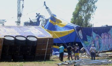 Una función de circo que por poco no terminó en tragedia en Bahía Blanca