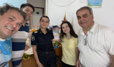 El Rotary Club Punta Alta realizó una acción solidaria con las personas que cubren guardias 