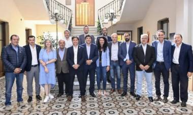 El Intendente Aristimuño dijo que Kicillof ratificó su compromiso con la obra pública en el distrito